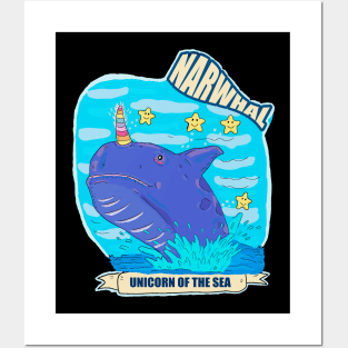 narwhal Posters and Art